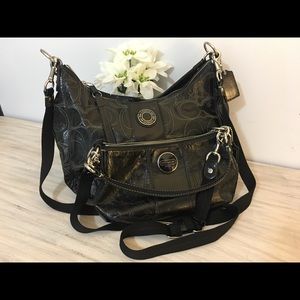 2 Patent Coach Signature Bags